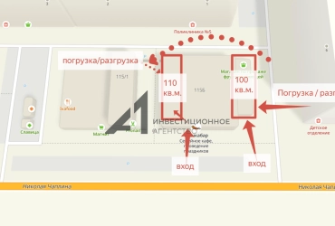 Сдаётся помещение на 1 этаже